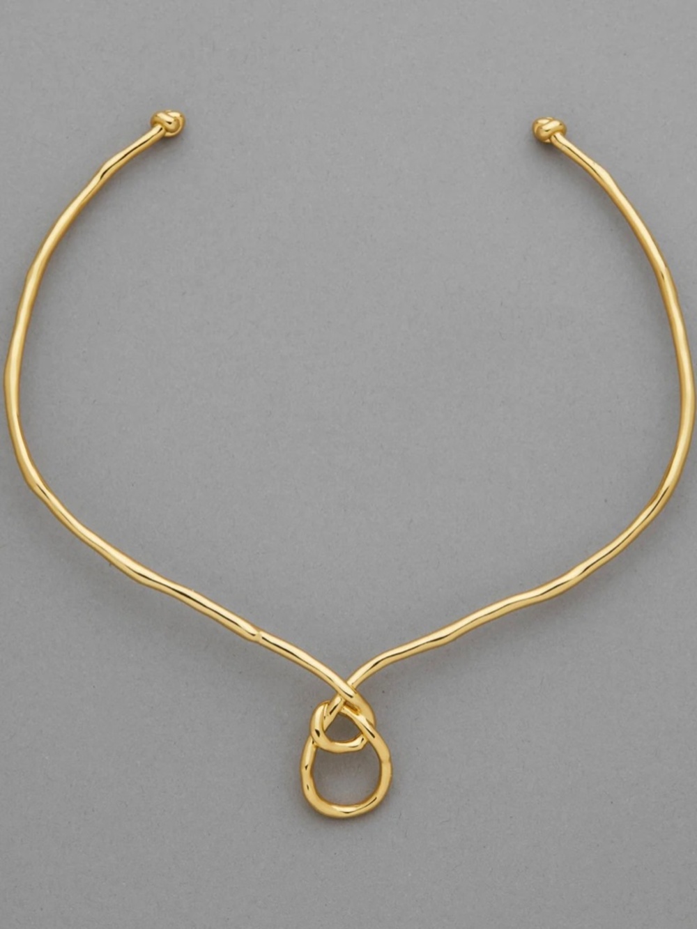 ALEXIS BITTAR Twisted Gold Collar Necklace